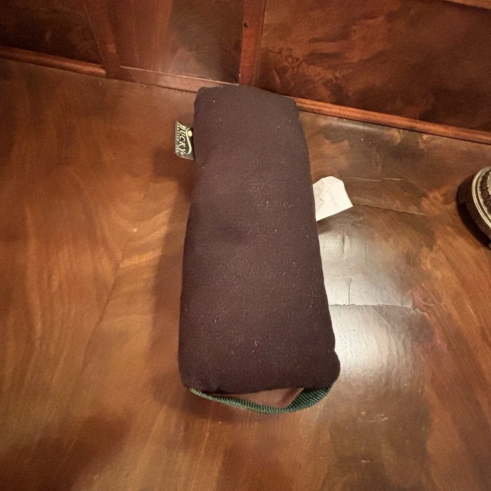 Bucky‎ Buckwheat Lumbar Support Pillow Roll 15x6 Black Ergonomic Back Cushion